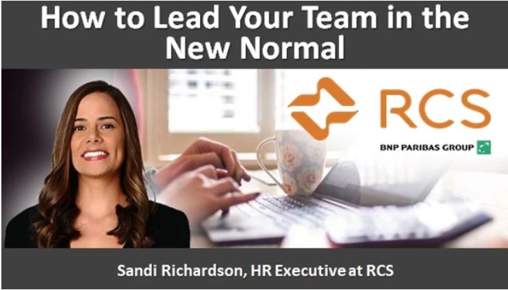How to Lead Your Team in the New Normal