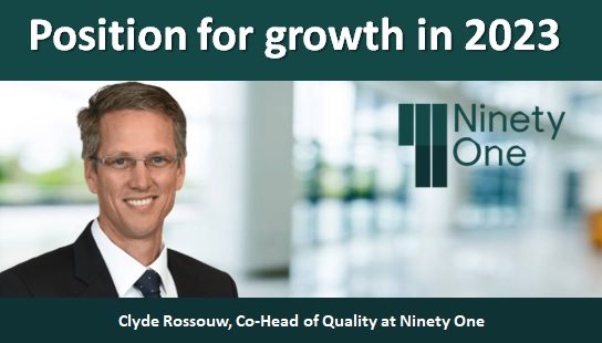 Position for growth in 2023