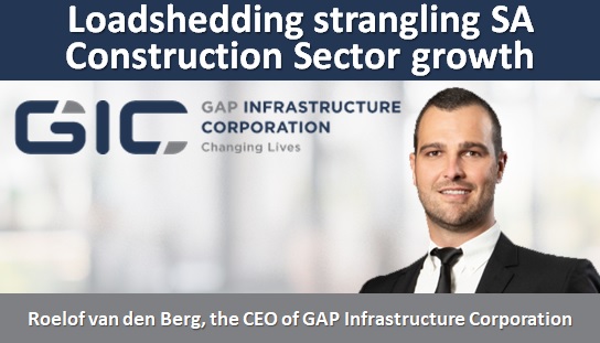 Loadshedding strangling SA Construction Sector growth