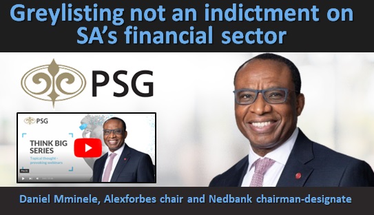 Greylisting not an indictment on SA’s financial sector but a call to turn policy into decisive action