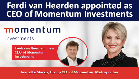 Ferdi van Heerden appointed as CEO of Momentum Investments