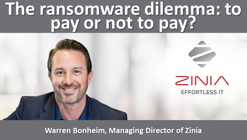 The ransomware dilemma: to pay or not to pay?