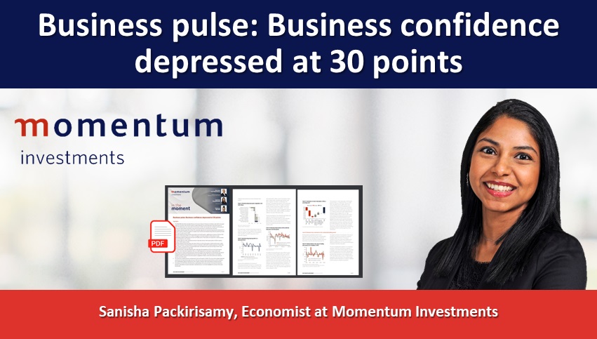 Business pulse: Business confidence depressed at 30 points