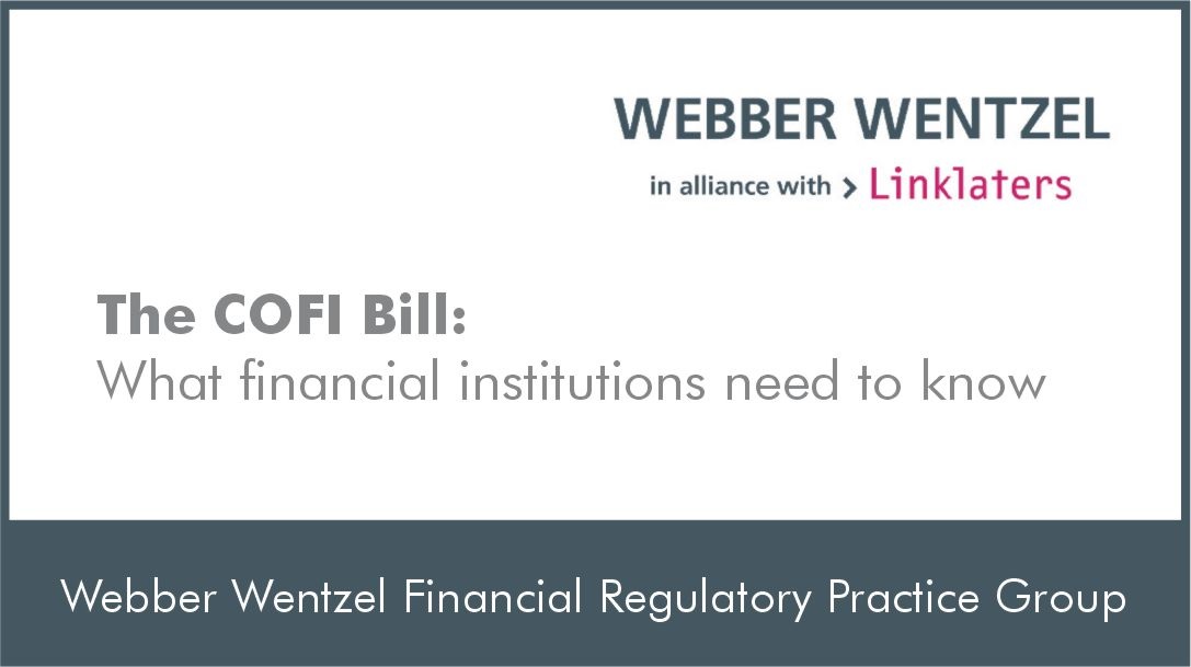 The COFI Bill: What financial institutions need to know