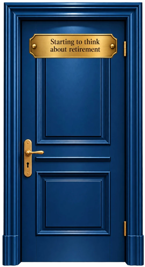 Think Retirement door