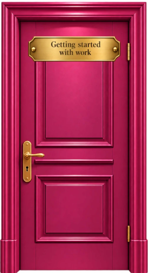 Starting work door 4
